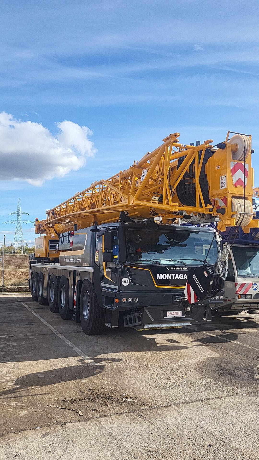 Liebherr all-terrain crane